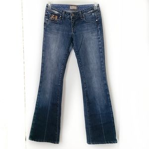 Fairfax Distressed Bootcut Paige Jeans